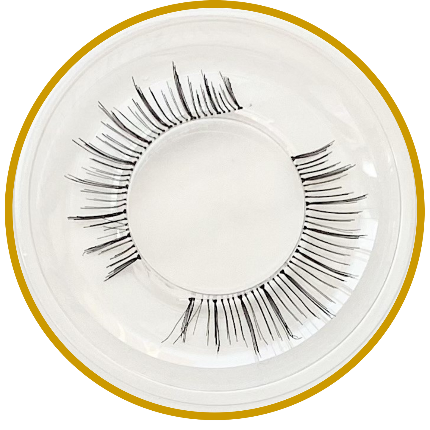 Golden Baby I - Invisible / Clear Band Strip Lashes