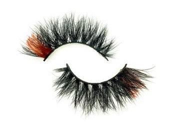 Butterfly lashes with red and the end 