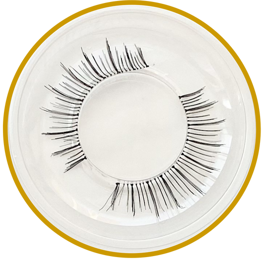 Golden Baby I - Invisible / Clear Band Strip Lashes